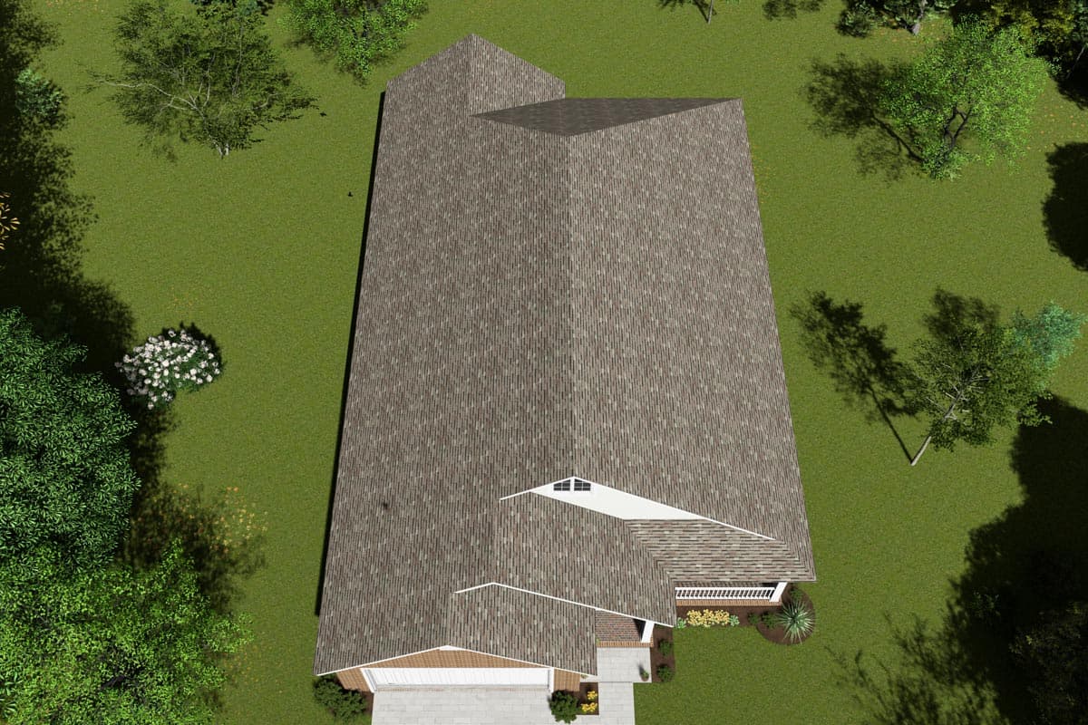 Plan 52262WM: One-Story Country House Plan with Fourth Bedroom or Study - 1780 Sq Ft - Image #7 - Cottage, Country, Ranch
