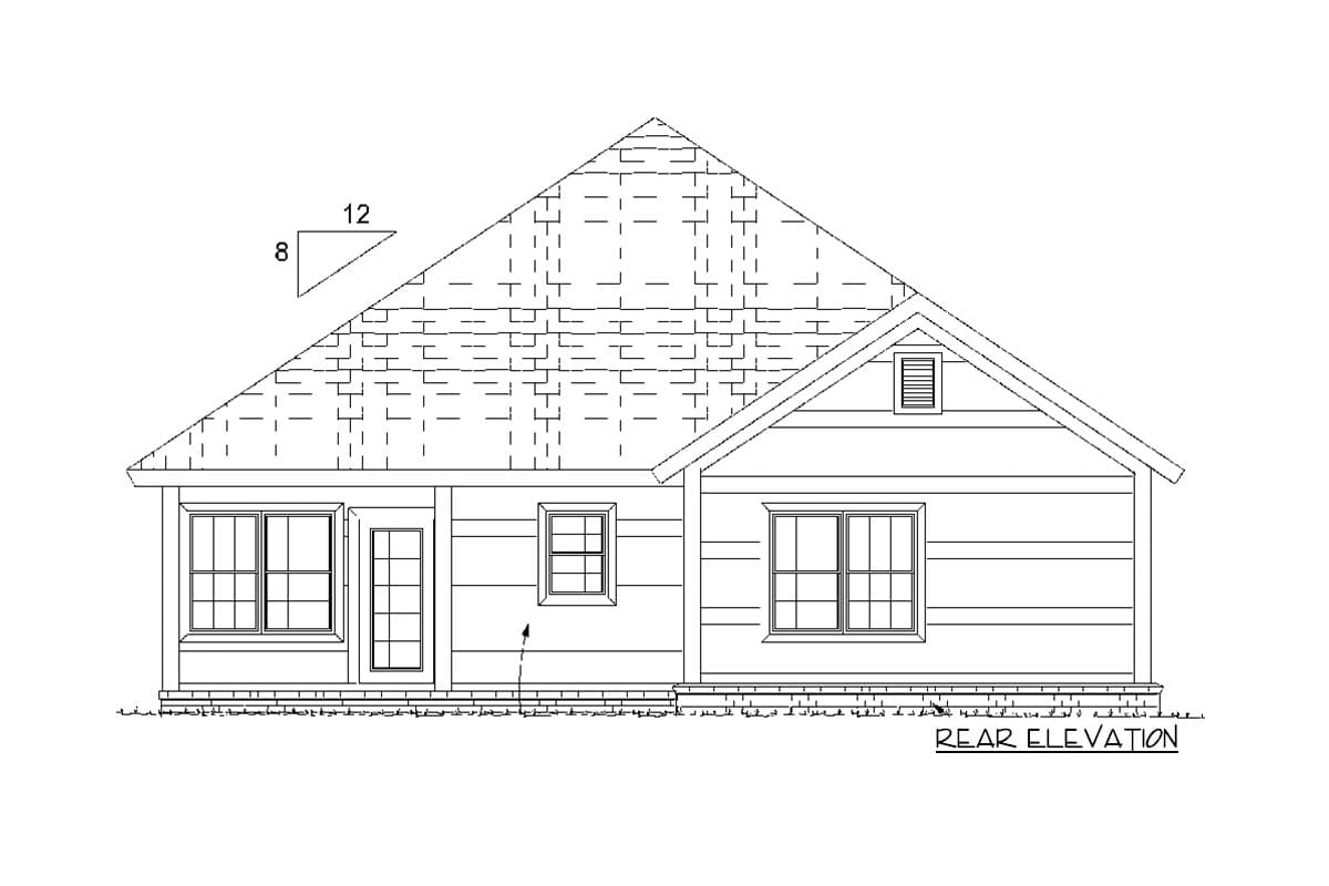 Plan 52262WM: One-Story Country House Plan with Fourth Bedroom or Study - 1780 Sq Ft - Image #9 - Cottage, Country, Ranch