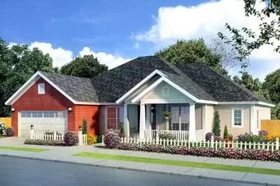 4 Bedroom House Plan Under 1900 Sq Ft with Walk-In Closets for Every Bedroom