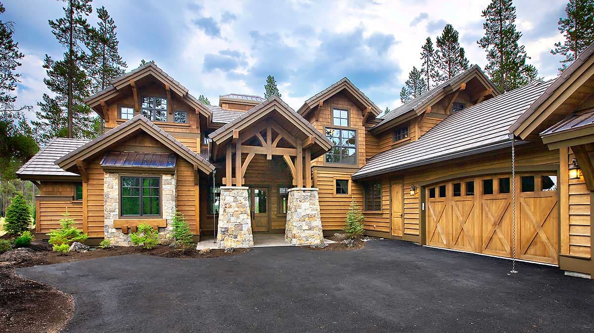 Plan 54200HU: Stunning Mountain Home with Four Master Suites - Image #5 - Craftsman, Modern, Mountain, Rustic, Traditional