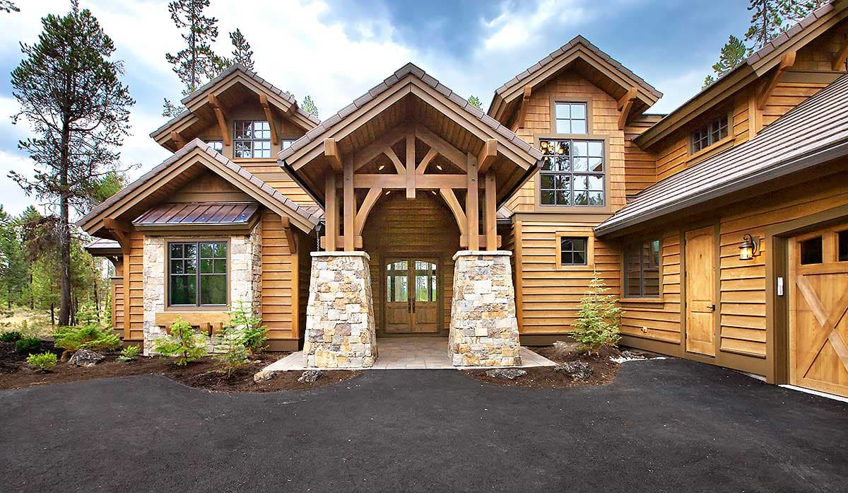 Plan 54200HU: Stunning Mountain Home with Four Master Suites - Image #7 - Craftsman, Modern, Mountain, Rustic, Traditional