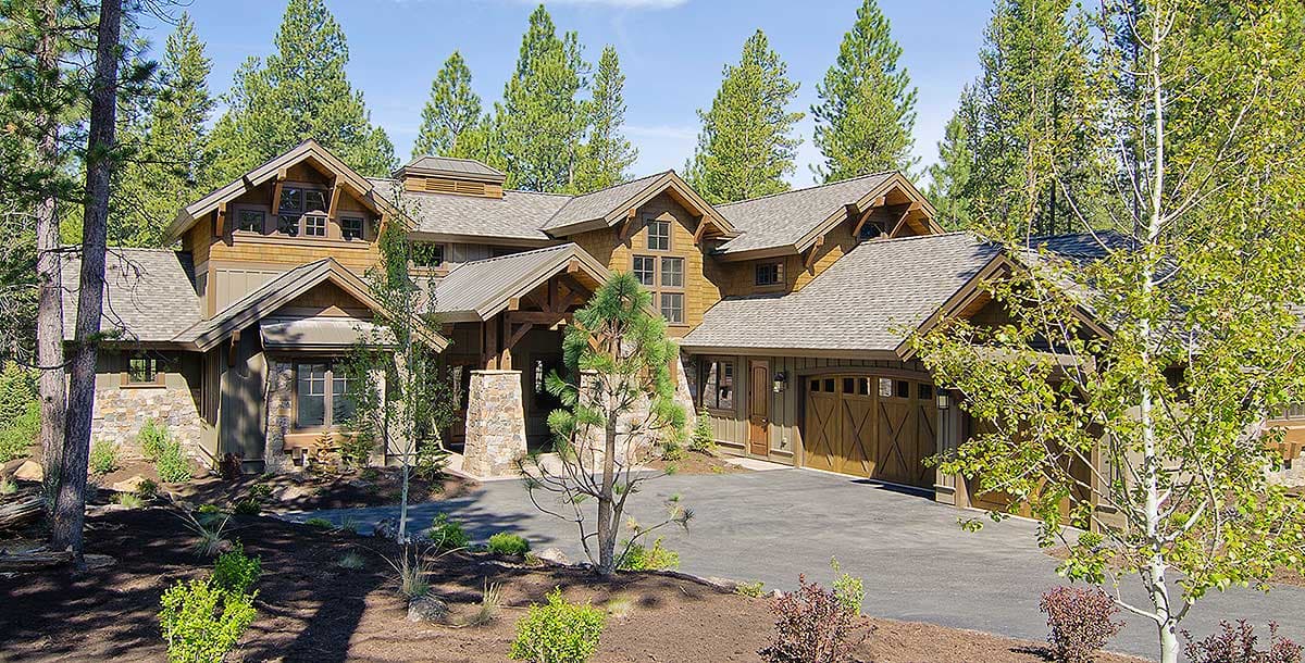 Plan 54200HU: Stunning Mountain Home with Four Master Suites - Image #10 - Craftsman, Modern, Mountain, Rustic, Traditional