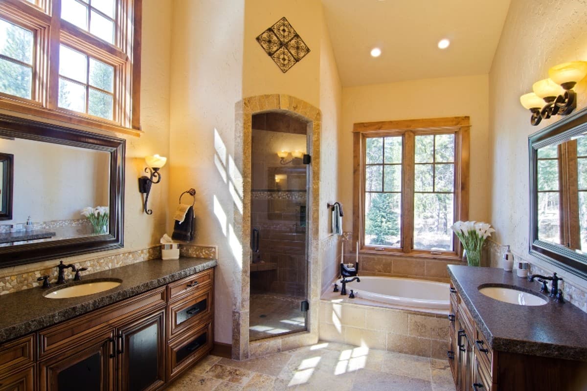 Plan 54200HU: Stunning Mountain Home with Four Master Suites - Image #28 - Craftsman, Modern, Mountain, Rustic, Traditional