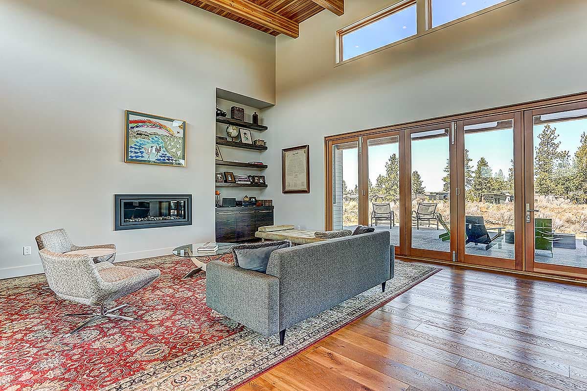 Plan 54219HU: Contemporary Split-Bed House Plan with Expansive Views From Rear Windows - Image #17 - Contemporary, Mid Century Modern, Northwest