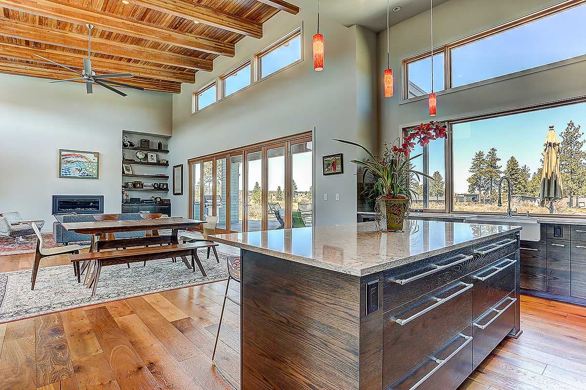 Plan 54219HU: Contemporary Split-Bed House Plan with Expansive Views From Rear Windows - Image #22 - Contemporary, Mid Century Modern, Northwest