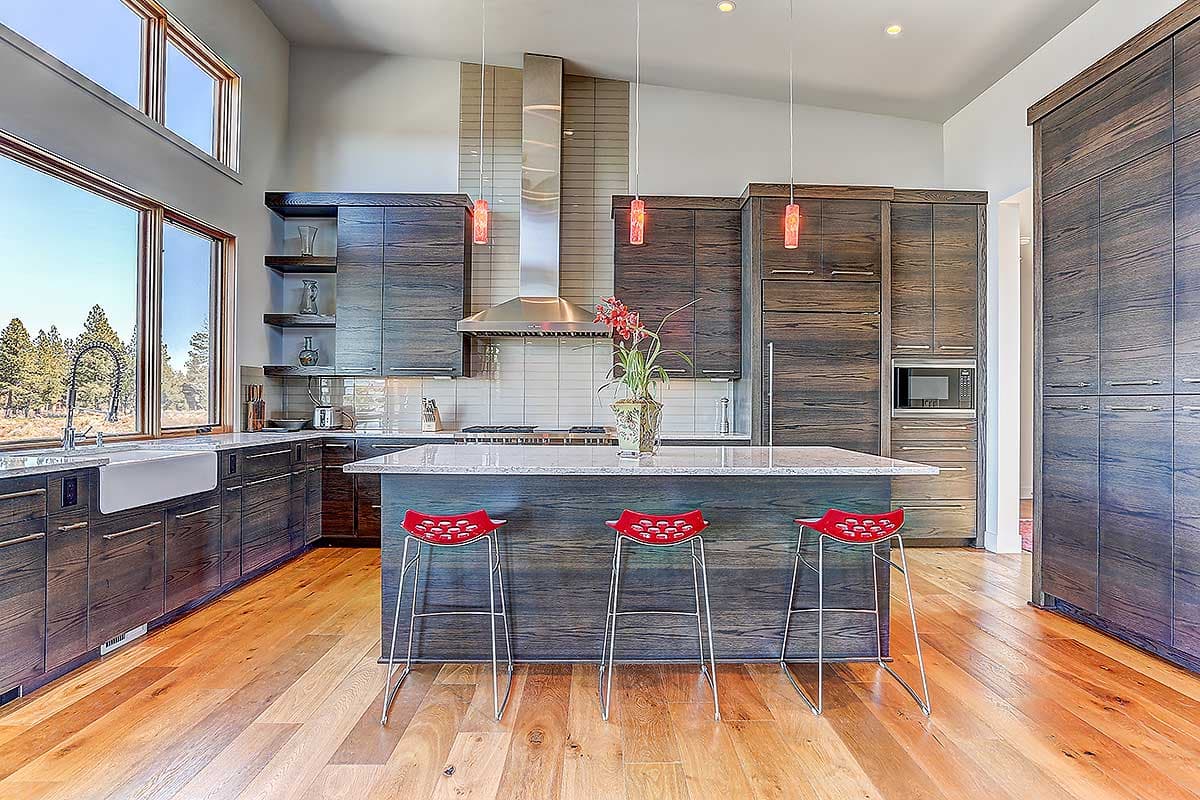 Plan 54219HU: Contemporary Split-Bed House Plan with Expansive Views From Rear Windows - Image #23 - Contemporary, Mid Century Modern, Northwest