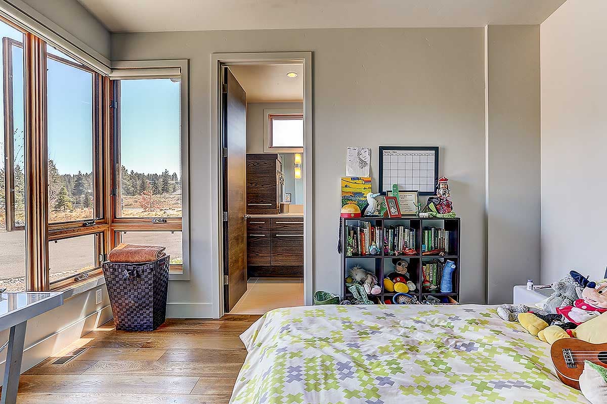 Plan 54219HU: Contemporary Split-Bed House Plan with Expansive Views From Rear Windows - Image #28 - Contemporary, Mid Century Modern, Northwest