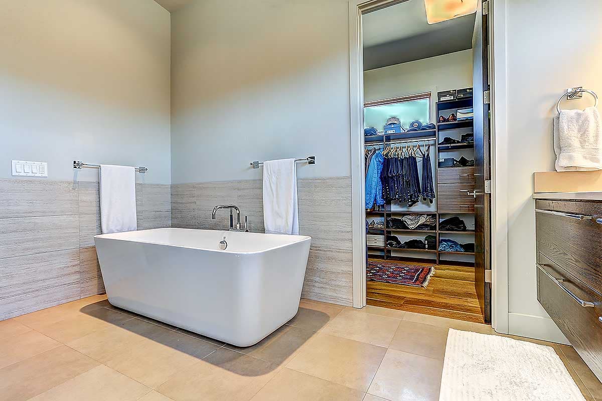 Plan 54219HU: Contemporary Split-Bed House Plan with Expansive Views From Rear Windows - Image #32 - Contemporary, Mid Century Modern, Northwest