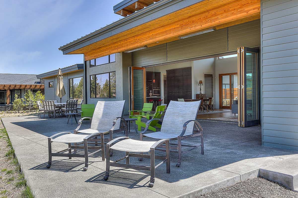 Plan 54219HU: Contemporary Split-Bed House Plan with Expansive Views From Rear Windows - Image #8 - Contemporary, Mid Century Modern, Northwest