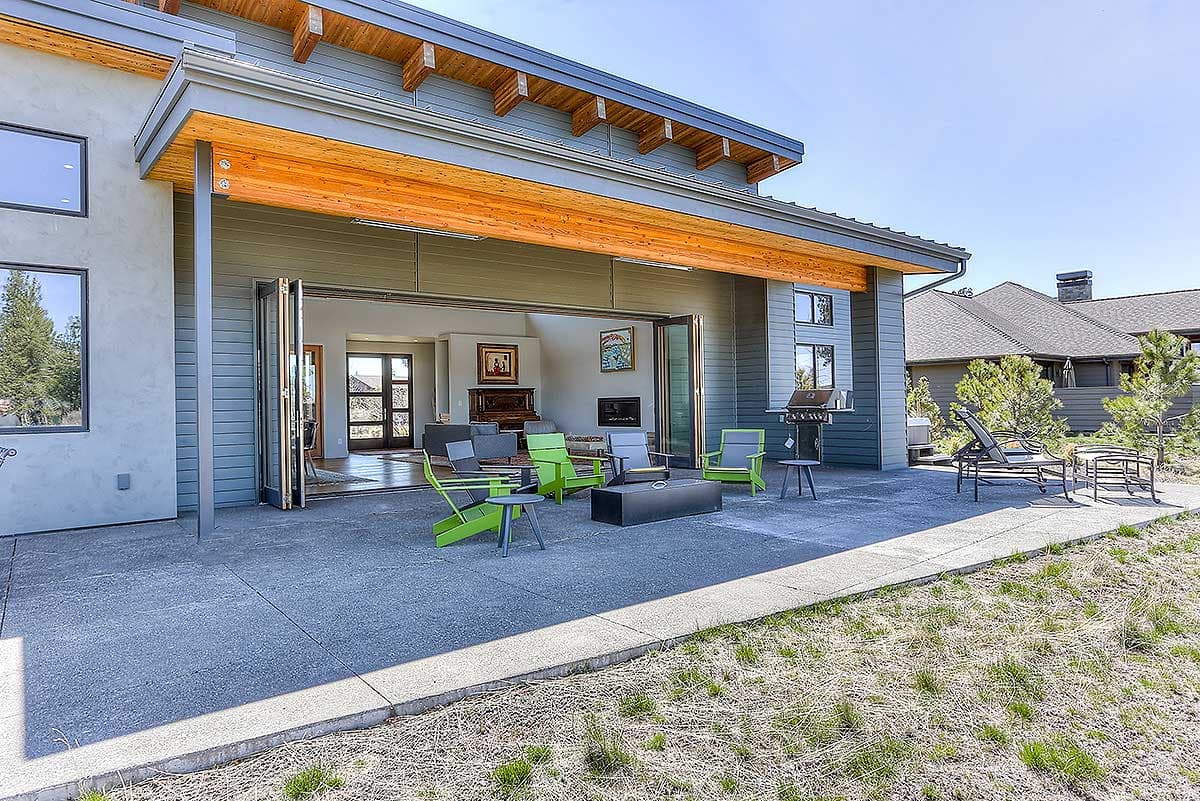 Plan 54219HU: Contemporary Split-Bed House Plan with Expansive Views From Rear Windows - Image #9 - Contemporary, Mid Century Modern, Northwest