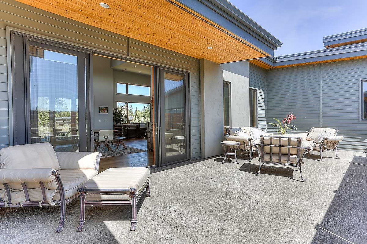 Plan 54219HU: Contemporary Split-Bed House Plan with Expansive Views From Rear Windows - Image #10 - Contemporary, Mid Century Modern, Northwest