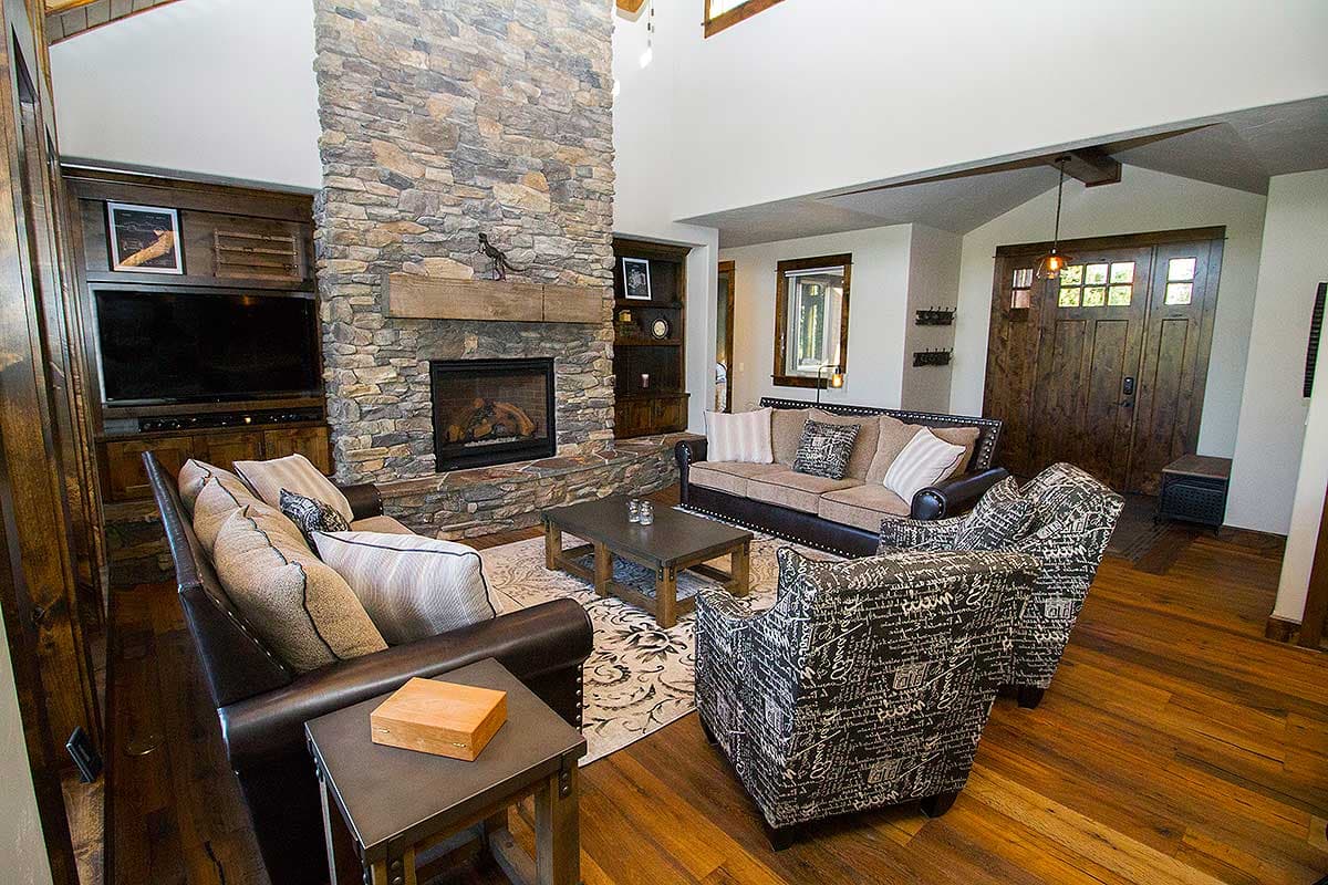 Plan 54221HU: Mountain Living with Lots of Options - Image #11 - Craftsman, Mountain, Rustic