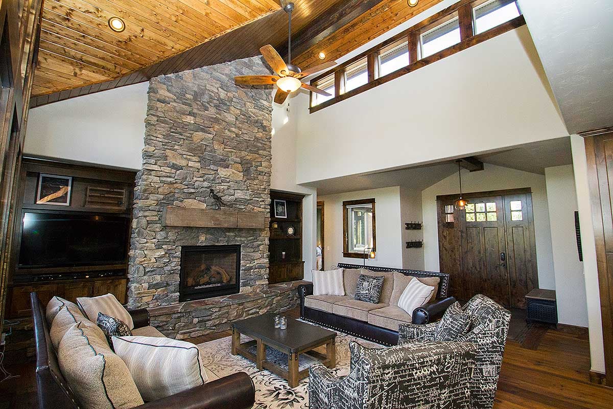 Plan 54221HU: Mountain Living with Lots of Options - Image #10 - Craftsman, Mountain, Rustic