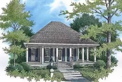 Cottage Home Plan with Choices