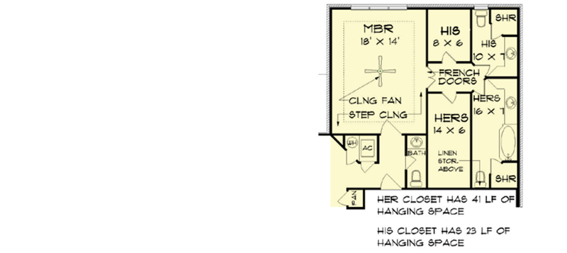 Plan 55138BR: One Level Tudor Home Plan - Floor Plan - Optional Main Level Layout - Ranch, Tudor