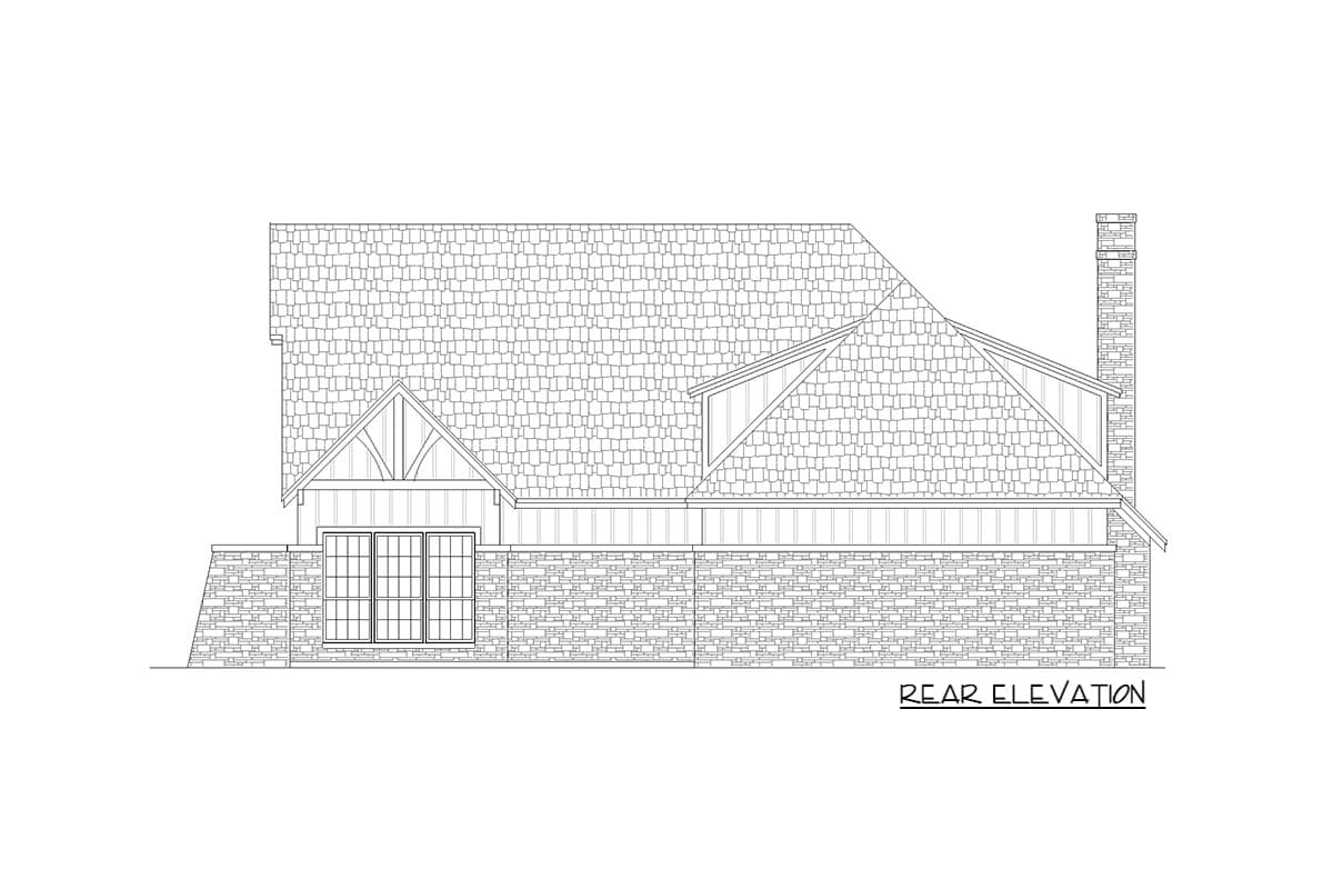 Plan 55146BR: Rustic Cottage With Breezewy and Bonus - Image #12 - Cottage, Craftsman, Mountain, Rustic
