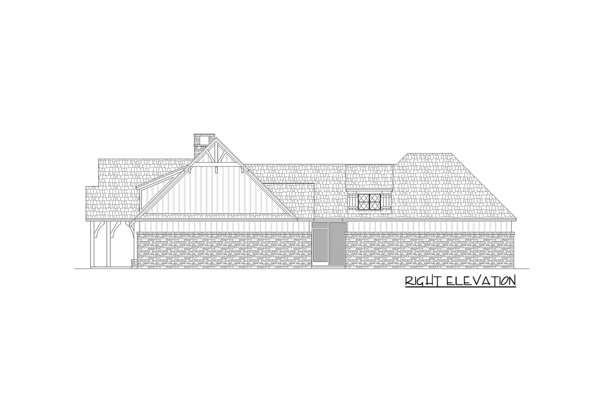 Plan 55146BR: Rustic Cottage With Breezewy and Bonus - Image #11 - Cottage, Craftsman, Mountain, Rustic