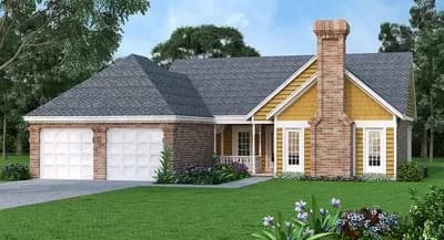 Compact Home Plan With Walk-In Closets