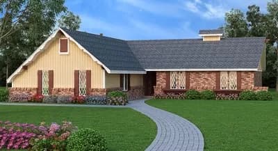 Budget-Friendly 4 Bed House Plan