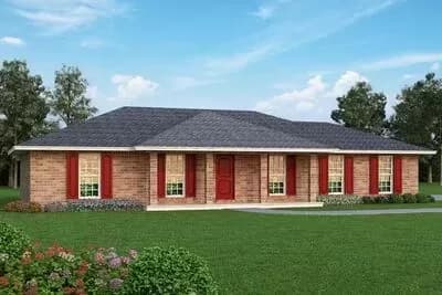 3 Bed Ranch With Vaulted Living Room - 1243 Sq Ft