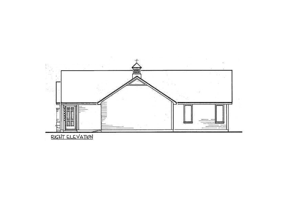Plan 55160BR: Ranch House Plan with Lots of Storage - Image #4 - Ranch