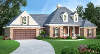3 Bed Step-Saving House Plan