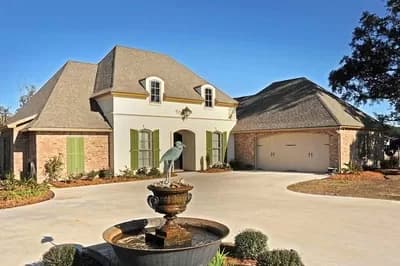 Louisiana Inspired 4 Bedroom Home Plan