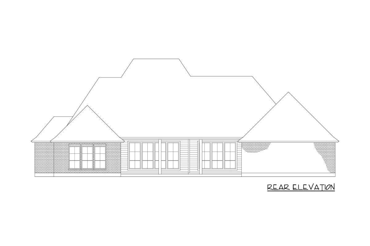 Plan 56309SM: Fourth Bedroom or Study - Image #10 - Acadian, European, French Country, Louisiana-Style, Southern