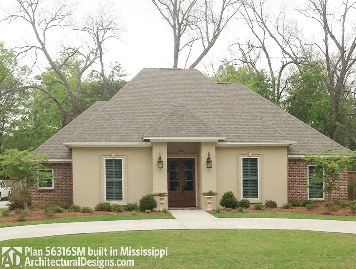 build gallery item - House Plan 56316SM built in Mississippi