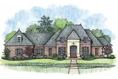 4 Bed French Country With Bonus - 2497 Sq Ft