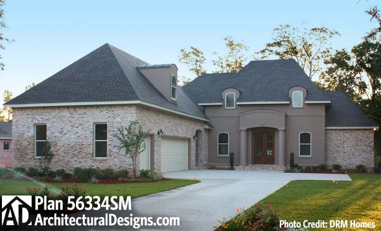 build gallery item - House Plan 56334SM comes to life in Mississippi!