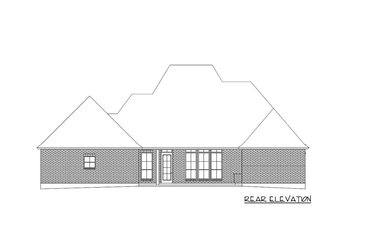 Plan 56338SM: Louisiana-style Charmer - Image #5 - Acadian, European, French Country, Louisiana-Style, Southern
