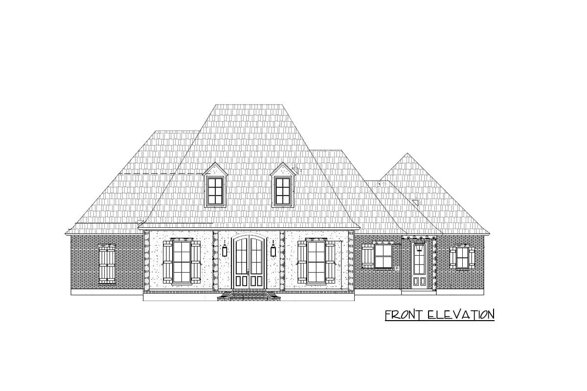 Plan 56338SM: Louisiana-style Charmer - Image #4 - Acadian, European, French Country, Louisiana-Style, Southern