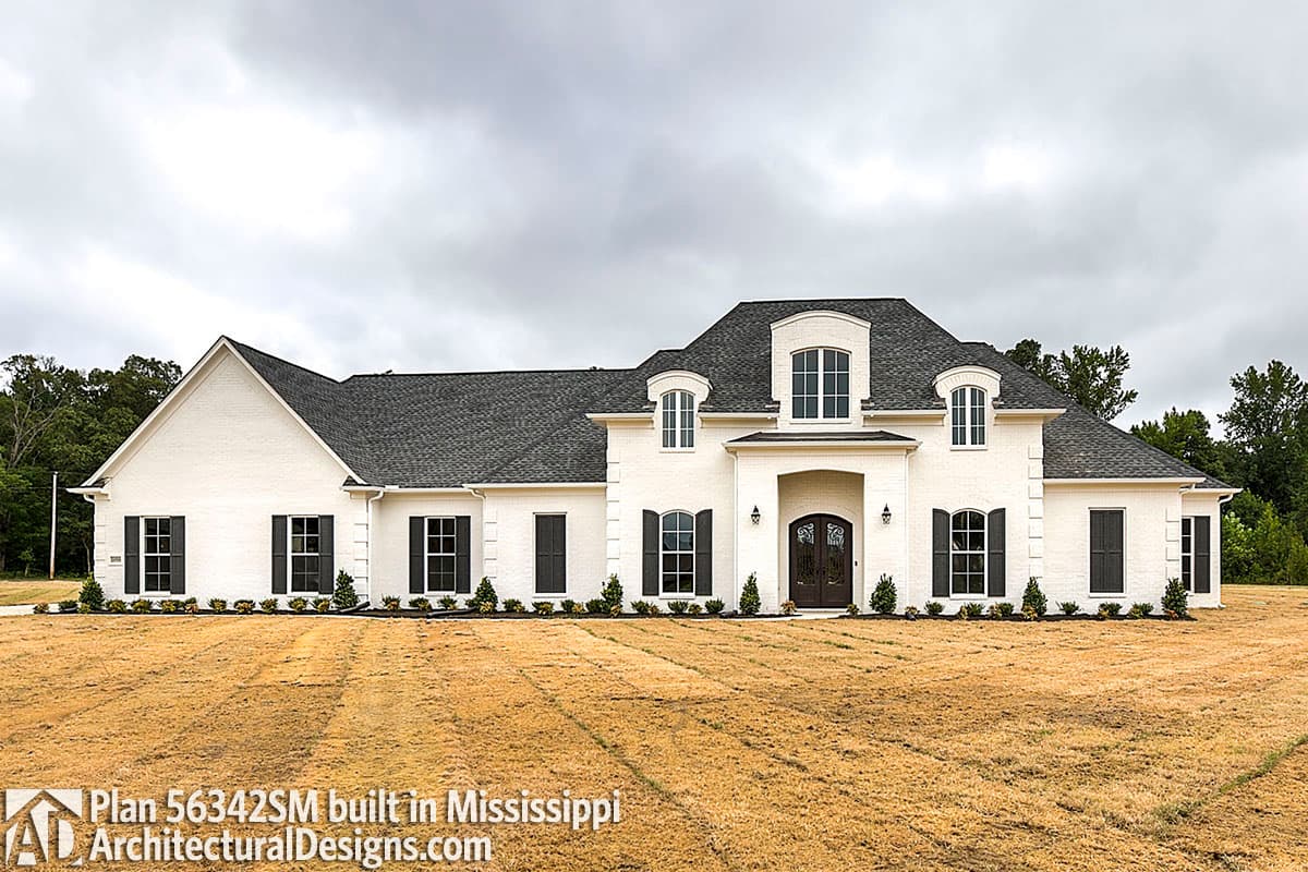 build gallery item - House Plan 56342SM Comes to Life in Mississippi