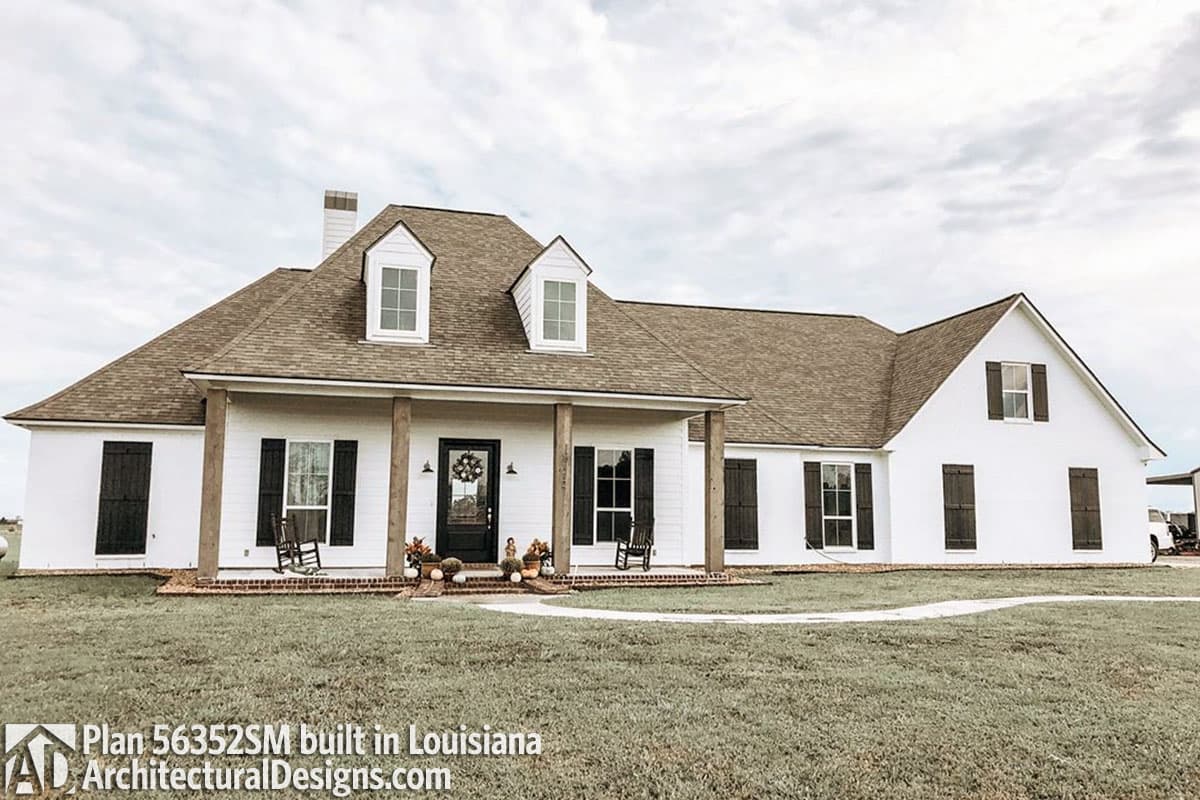 build gallery item - House Plan 56352SM comes to life in Tennessee