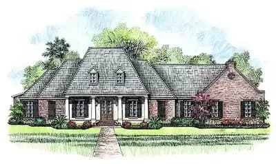 Luxurious French Country Home Plan
