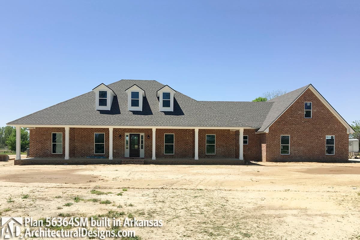build gallery item - House Plan 56364SM comes to life in Arkansas