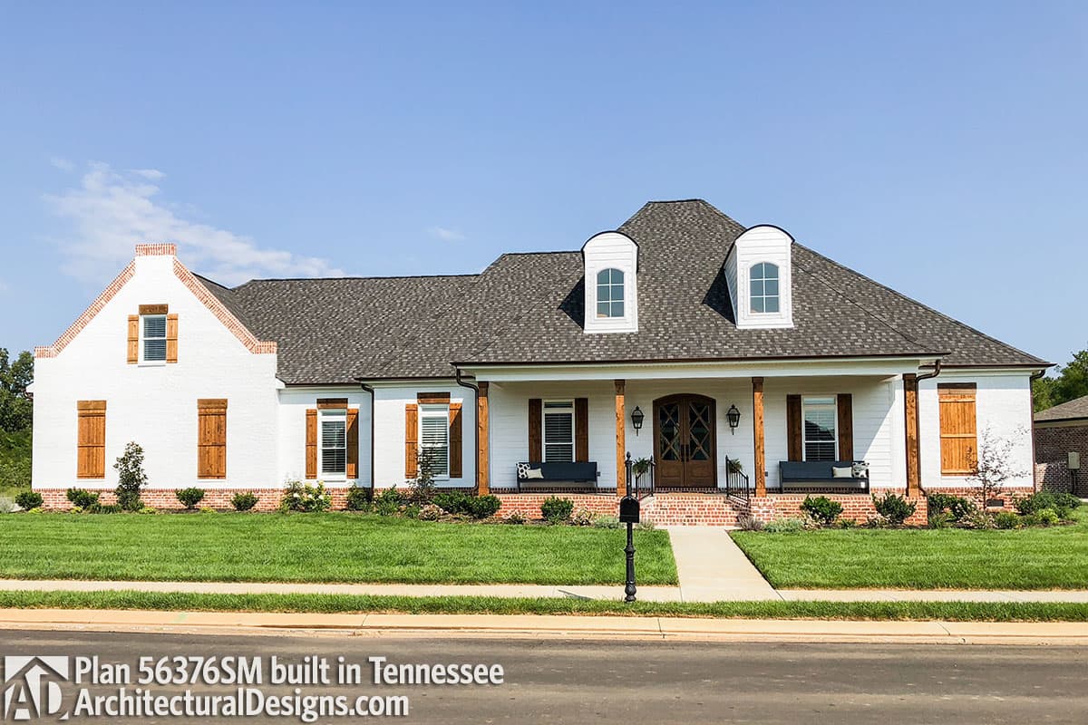 build gallery item - House Plan 56376SM comes to life in Tennessee