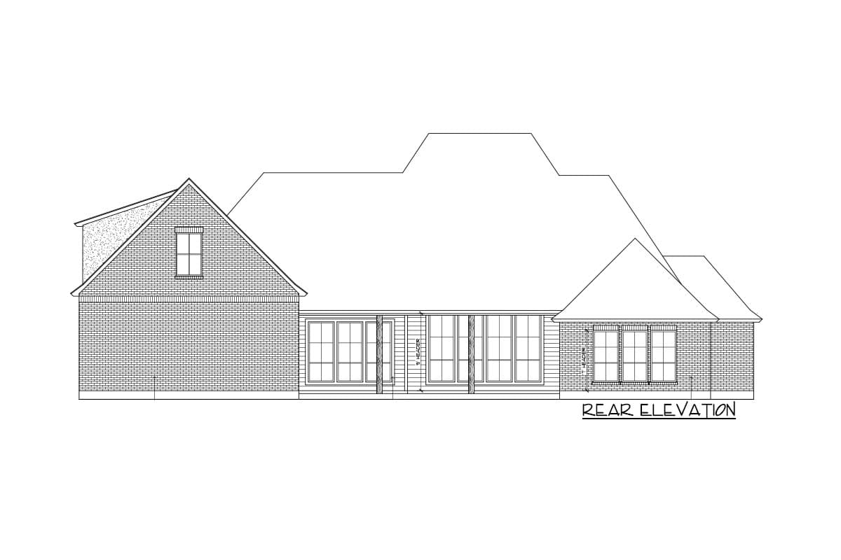 Plan 56377SM: 4 Bed Acadian House Plan With Bonus Room - Image #6 - Acadian, European, French Country, Louisiana-Style, Southern