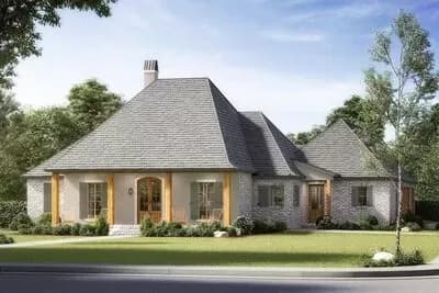 Classic 3 Bed Acadian House Plan