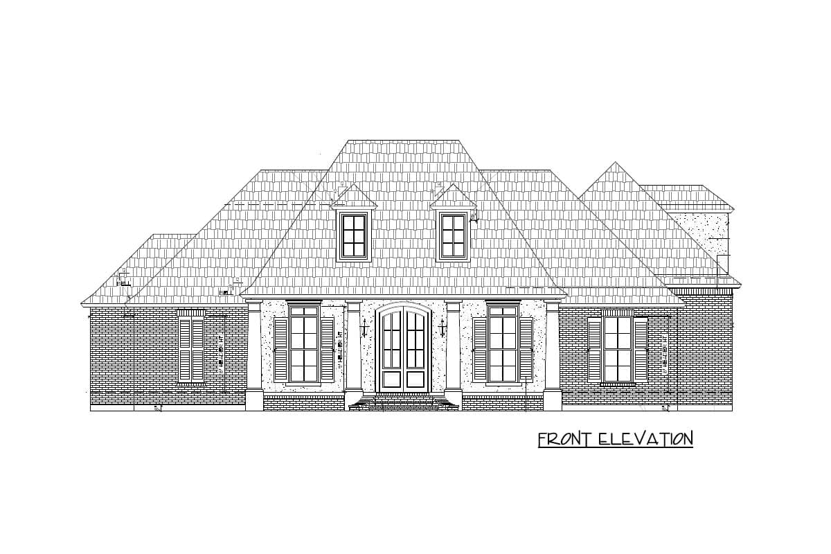 Plan 56399SM: 4 Bed Acadian House Plan with Bonus Room - Image #16 - Acadian, European, French Country, Louisiana-Style