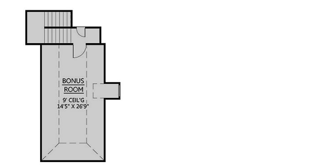 Plan 56402SM: 4 Bed French Country Home Plan with Bonus Room - Floor Plan - Bonus - European, French Country