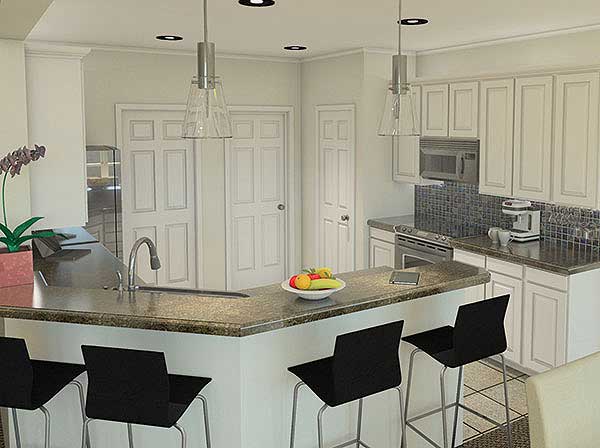Plan 57030HA: Atrium Ranch Home Plan - Image #5