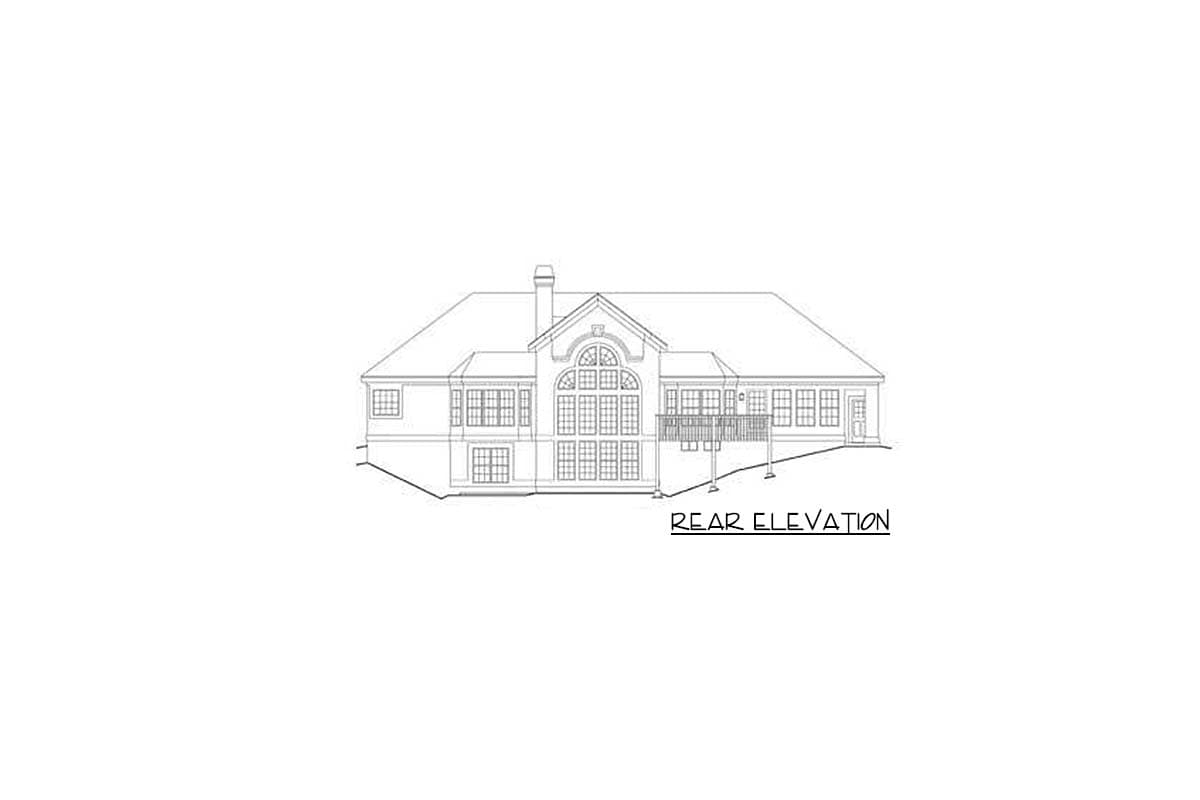 Plan 57030HA: Atrium Ranch Home Plan - Image #8