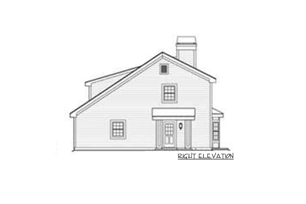 Plan 57114HA: Three-Car Garage With Rear Apartment - Image #4 - Carriage