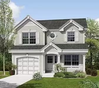 Compact Two-Story for a Small Site