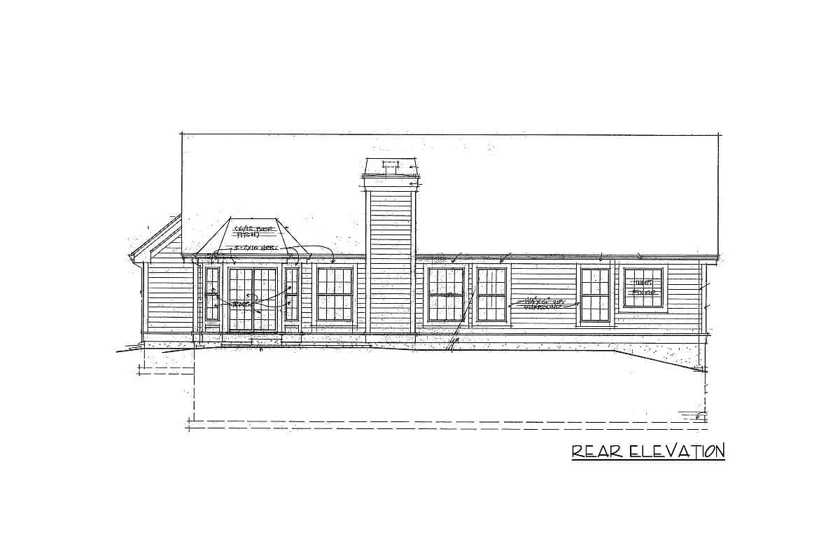 Plan 5713HA: Small Ranch For A Perfect Country Haven - Image #4 - Ranch