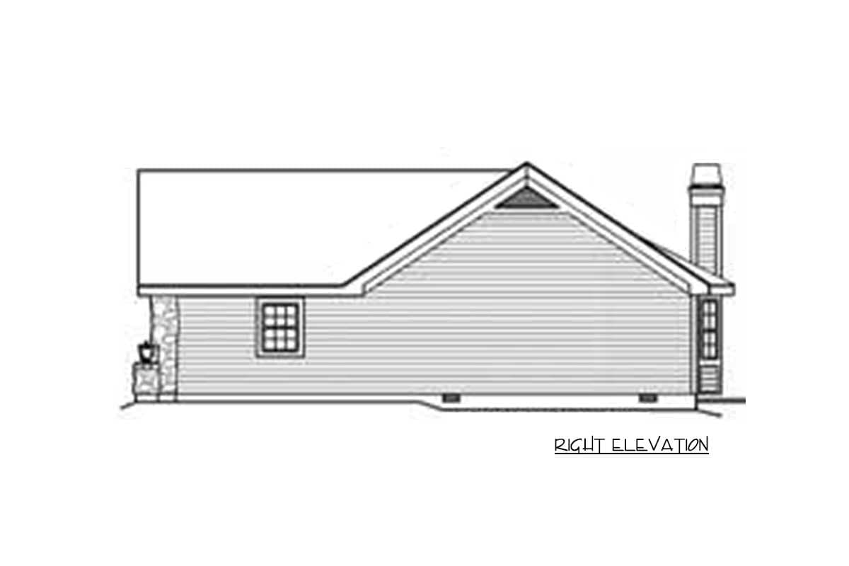 Plan 57131HA: French Country Style Home Plan For A Narrow Lot - Image #6 - European