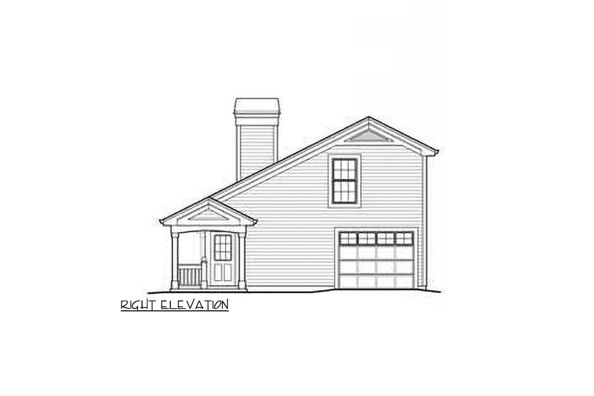 Plan 57159HA: Perfect For A Cottage Retreat - Image #4 - Cottage