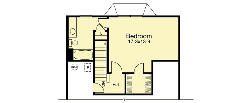 Plan 57162HA: 4-Car Apartment Garage With Style - Floor Plan - 2nd Floor - Carriage